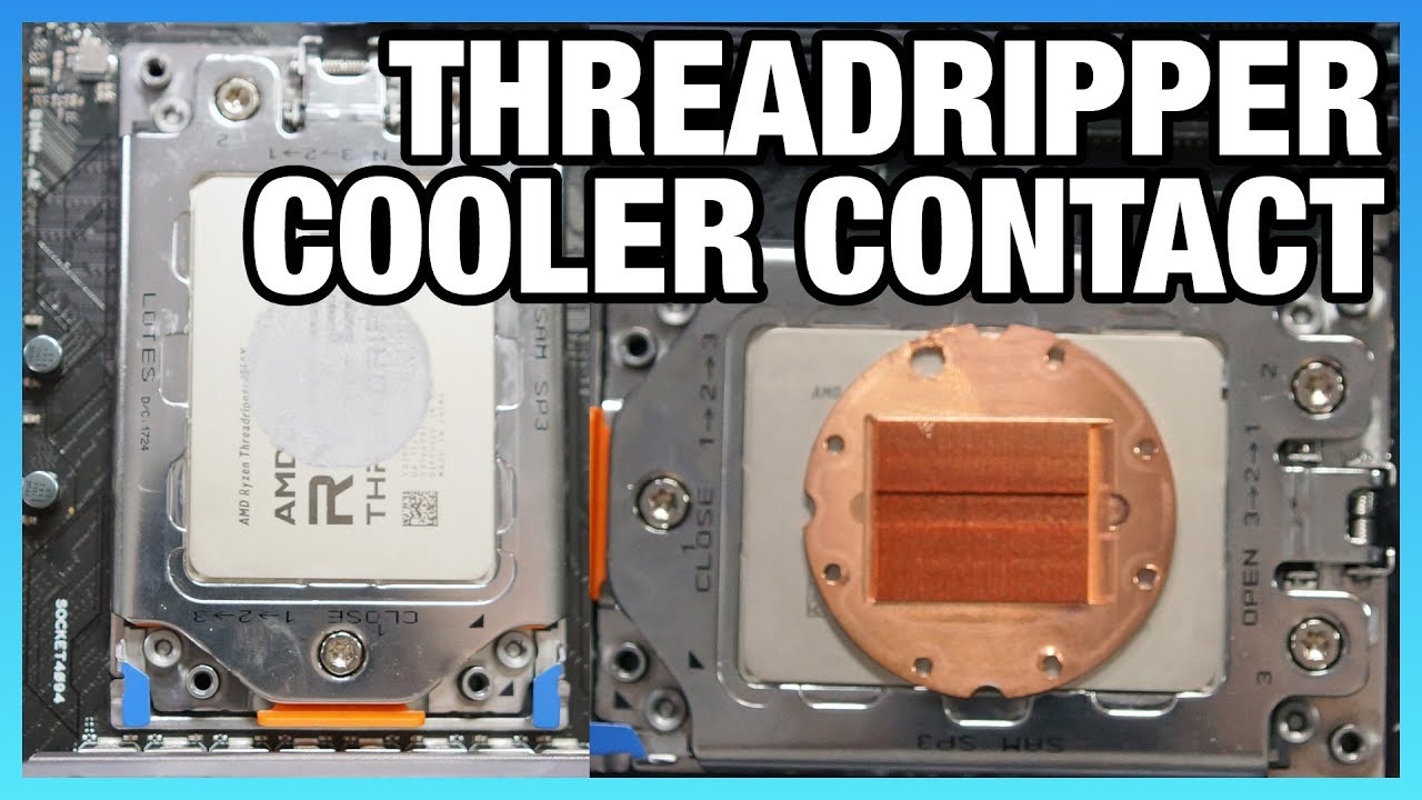 Why using AM4 compatible coolers for Threadripper is not optimal
